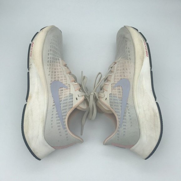 Nike Air Zoom Pegasus 37 Pale Ivory Women's Size 7 Lace Up Running Shoe Sneaker - Picture 5 of 9